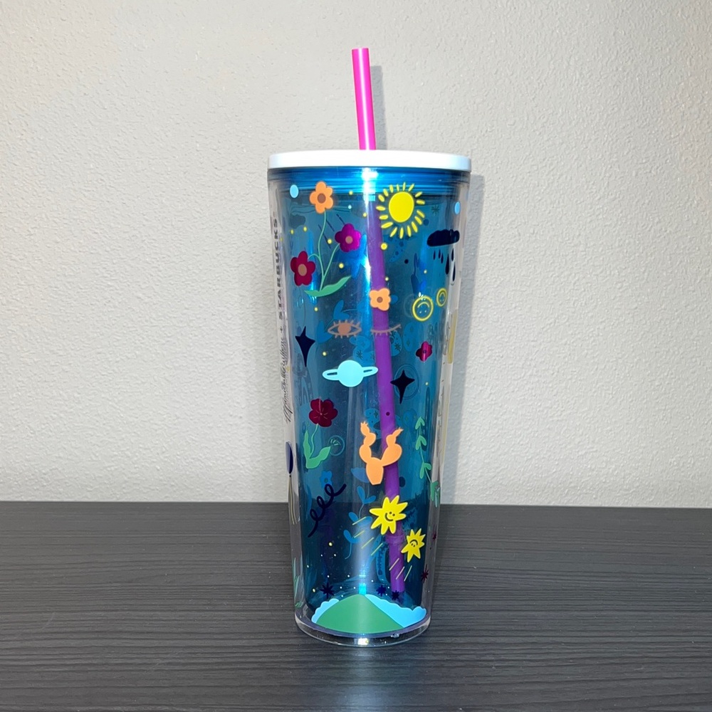 Starbucks Manuela Guillen Buena Vibras Good Vibes Limited Edition Tumbler Rare